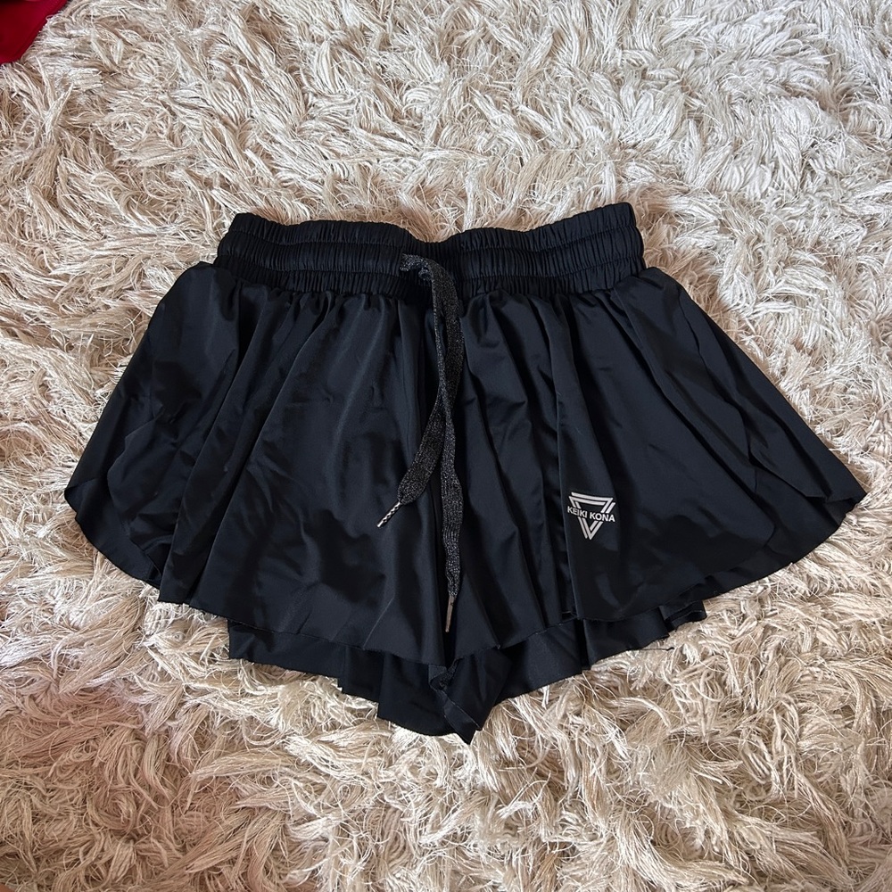 Keike Kona Black Athletic Shorts